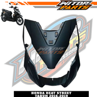 Tameng Depan Honda Beat Street 2016 2017 2018 2019 Hitam Doff / Tameng Dasi Panel Dada Depan Honda Beat Street 2016 2017 2018 2019 Hitam Doff / Cover Body Depan Honda Beat Street 2016 - 2019 Hitam Doff