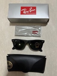 Ray Ban 太陽眼鏡 2140 意大利製  啞黑色 全新