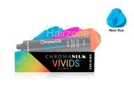 Pravana Chromasilk Vivids Neon hair color creme 90ml - Neon Blue สีเคลือบชนิดปราศจากแอมโมเนียมีเม็ดส