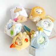 [Ready stock] Sumikko Gurashi Plush Keychain Soft Toy Pendant Stuffed Cloak Doll Corner creature Birthday Gift