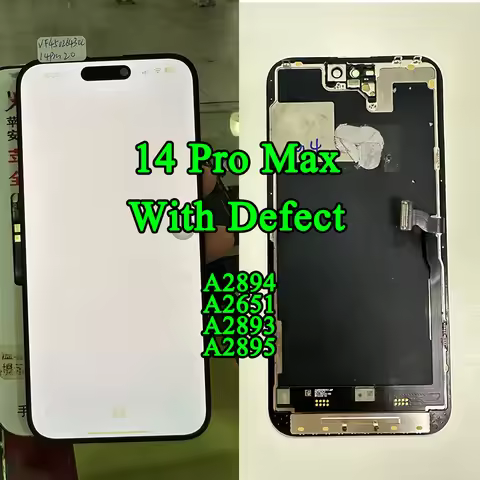 6.7" With Defect For Apple iPhone 14 Pro Max LCD Display Touch Screen Digitizer For A2894 A2651 A289