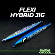 Flexi Hybrid Jig 100g - 300g Double Function Metal Jigging Slow Jig Fast Jig Fishing Pancing Ikan Tenggiri Killer Tackle