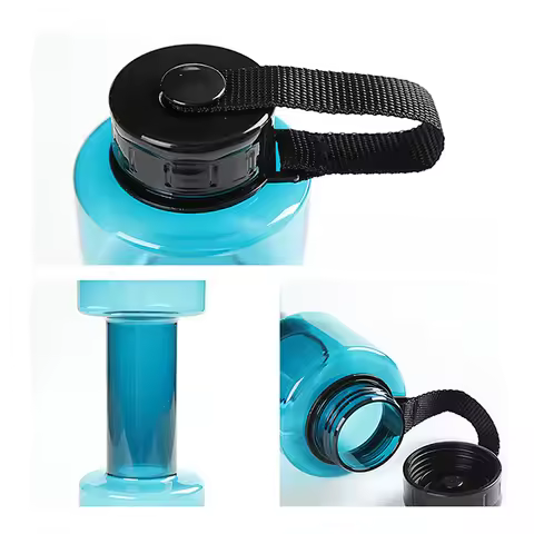 【ODA7】550ml Dumbbell Shaped Sport Water Bottle Kettle PET Outdoor Unbreakable Fitness Cycling Gym Tr