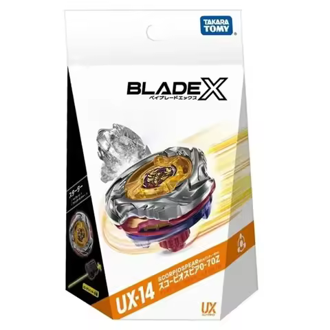 Takara Tomy Bey X UX-14 Starter Scorpiospear 0-70Z Blade CARD GAME