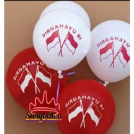 Dirgahayu Latex Balloons Per pack contains 100 pcs/August 17 Balloons/Ri Hut Balloons