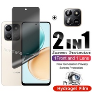 2in1 Privacy Anti Spy Front Full Cover Protection Tpu Hydrogel Film For Honor X7D X7C X7B 4G 5G 2025