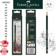 FABER CASTELL 9000 GRAPHITE PENCIL 9000 (H / 2H / 2B / 3B / 4B / 5B / 6B / 7B / 8B) PER PCS