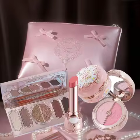 Flower Knows Butterfly Cloud Collar Collection Makeup Gift Set Includes Glitter Eyeshadow Blush Powd