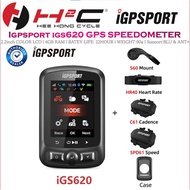 iGPSport iGS620 GPS Cycling Devices Bundle SET ( HRM , Casing, Cadence, Speed Sensor included )