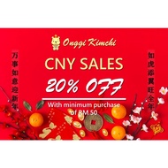 Onggi Kimchi Buy 1 (Original) Free 1 (Cucumber Kimchi Paste) Package (National Day ONLY)