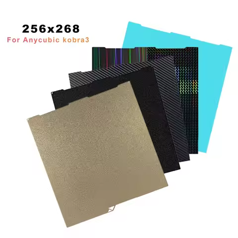 Anycubic Kobra 3 Build Plate Kobra 3 Build Plate Kobra 3 Pei Textured PEO 256x268 For Anycubic Kobra