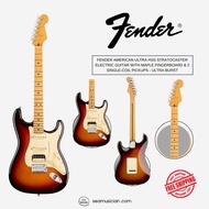 FENDER AMERICAN ULTRA HSS STRATOCASTER ELECTRIC GUITAR WITH ALDER BODY, MAPLE NECK, NOISELESS PICKUP