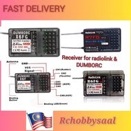 Radiolink R6FG,Radiolink R7FG AND DUMBORC X6F,DUMBORC X6FG RC 2.4G Receiver with Gyro