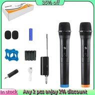 Hot-1Set Wireless Dynamic Microphone System One Tow Two Home Outdoor Audio Wireless Handheld Microphone Professional