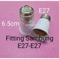 Additional Extension Lamp Fitting E14-E27 E27 - E27 65mm/