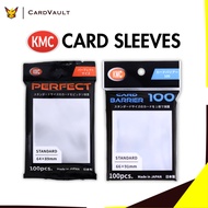 KMC Japan Card Barrier Sleeves Standard Clear  - Perfect Fit 64x89 / 66x91 - Card Sleeve Pokemon TCG