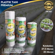 Berkualitas Plastik Mulsa Hitam Perak Roll | Plastik Tanaman | Mulsa