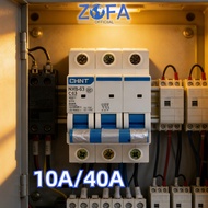 MCB CHINT MCB 3 Pass 3 Phase 3P 6KA NXB-63 AC220V-480V Contactor 3 Phase 10A 40A Ampere