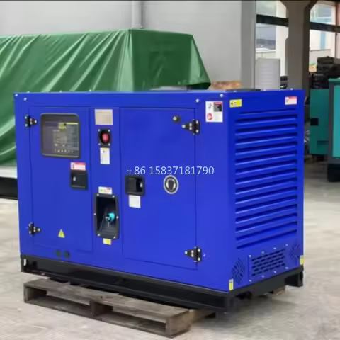 Silent Diesel Generator Set With ATS Auto Start Rated Power 3-Phase Remote Start DC Output 20kw 25kv