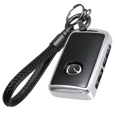 Key Fob Cover Soft Key Case Holder for 2025 2026 Mazda CX-5 CX-30 CX-50 CX70 CX90 3 6 CX-9 MX-5 Miat