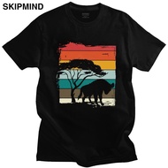 Vintage Style Hyenas Tshirts Men Short Sleeve Casual Africa Safari Wildlife Nature Furry Animal T-sh