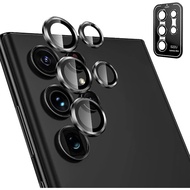 Samsung 9H Spiral CD Pattern Metal Aluminum Alloy Camera Lens Tempered Glass Film For Samsung Galaxy