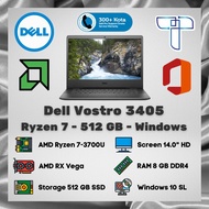 NOTEBOOK LAPTOP DELL VOSTRO 14 3405 - RYZEN 7 - 512 GB - 8 - WIN - OHS