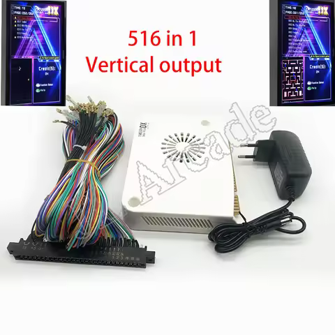 516 in 1 The King Of Air 2 Arcade Version, Jamma Board, Pandora SAGA Series, Vertical and Upright Sc