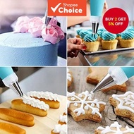 Cake Decorating Kit 58Pcs ，48 Stainless Steel Piping Nozzles,2 TPU Pastry Bags, Scrapers, Baking Too