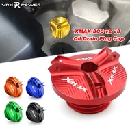 For YAMAHA XMAX300 v2 v3 Motorcycle Engine Oil Drain Plug CNC Accessories