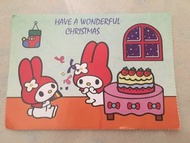 Sanrio : my melody 聖誕咭/ Christmas card 全新