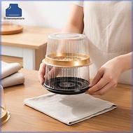 SHINE Bakery Paaging Box 10Pcs 4 6 8 10 Inch Transparent Reusable Round Cake Boxes for Dessert Shops