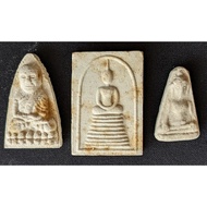 Phra Somdej, Phra Nang Phaya, LP Thuad {Set Of 3} Wat Yod Keow, Nong Khai 2558 (Amulet Thai 泰国佛牌)