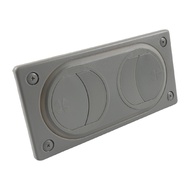 lubang angin ac mobil Kisi Ac Bus Penutup sakelar volume udara yang dapat disesuaikan Dual air outle