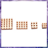 (Y W Z H)4 Pieces Cooling Copper Heatsink for  4B 1G 2G 4G Cooling Heatsinks Cooler(Pure Coper Heats