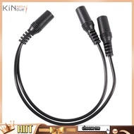 【SGKN】28cm 3.5mm Female to Dual Jack Female Y Splitter Stereo Audio Cable Black