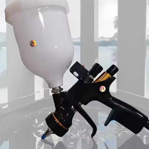 DV2-B1+ Clear HVLP Heavy Duty Gun 20.29 oz 1.3mm nozzle coated Digital