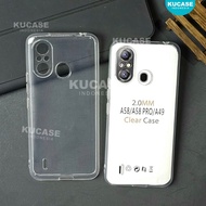 Itel A49 Itel A70 CLEAR CASE 2.0mm Softcase CLEAR Transparent Case Itel A49 Itel A70