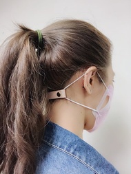 固定式真皮口罩減壓帶 顏色隨機可許願