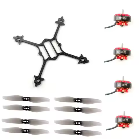 HappyModel Crux3 3inch Toothpick Frame Kit with 4PCS EX1202.5 KV6400 / 8000KV / 11500KV Motor 4Pairs