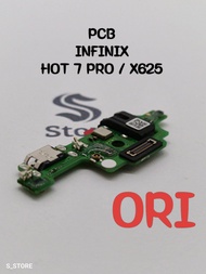 PAPAN CAS INFINIX HOT 7 PRO X625 ORI CONNECTOR CHARGER PAPAN KONEKTOR CAS PCB BOARD CASAN BOARD USB