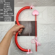 Traditional Toy Cupid Love Bow and Arrow Red Bow and Arrow Ornament Party Angel Arrow Wedding Celebr