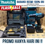 MESIN BOR BATERAI MAKITA APR JLD JAPAN IMPACT DRILL CORDLESS CHARGER BETON KAYU BESI ELEKTRIK 48V 42