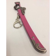 Kendo Keris Knife Blade Katana Sword Key Chain Kris Parang Samurai