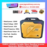 EUROX GOLD JI2300E Inverter Generator – Petrol 2200W | Silent Type