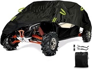 4-6 Seaters Plus UTV Covers Waterproof Outdoor,Heavy Duty Fadeless Oxford Cloth,Windproof All Weathe