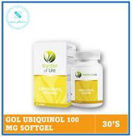 GARDEN OF LIFE UBIQUINOL COQ10 100MG SOFTGEL (30'S) FOR HEART HEALTH