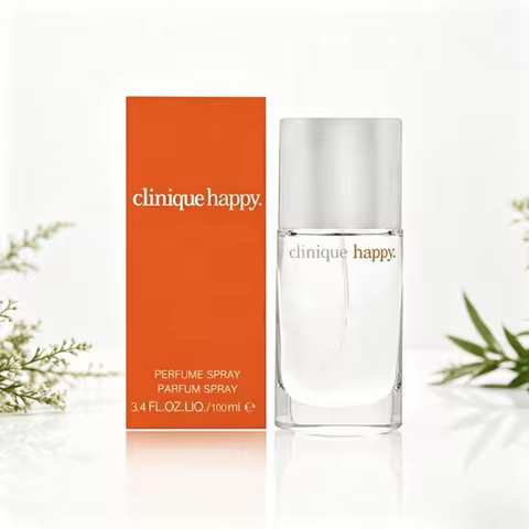 Clinique Happy Perfume Spray 100ML With Original Orange Gift Box Long Lasting Bright Fresh Citrus Fl