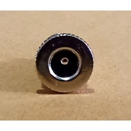 DC Jack 5.5*2.1 5.5*2.5 Socket Female Panel Mount Connector Metal มีจุกยางกันน้ำ *สินค้าพร้อมส่งในไท