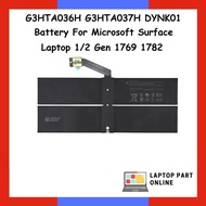 G3HTA036H G3HTA037H DYNK01 Battery For Microsoft Surface Laptop 1/2 Gen 1769 1782